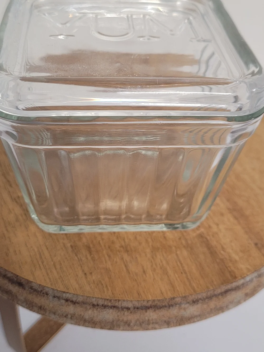 Depression Era Glass Refrigerator Box.